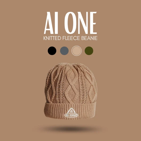 Knitted Beanie Brown