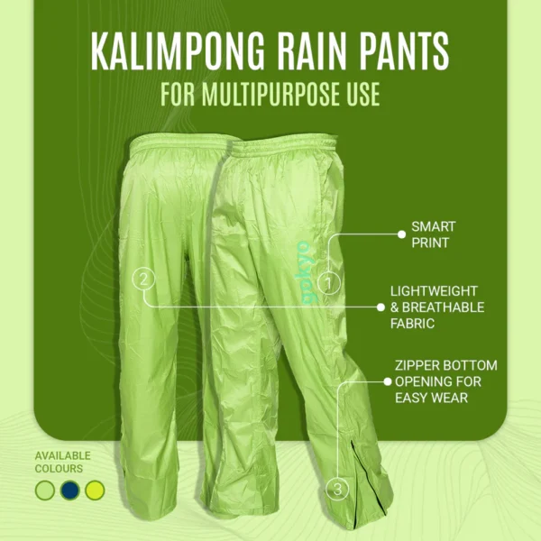 Kalimpong Rain Pants - Waterproof, Breathable & Seam Taped